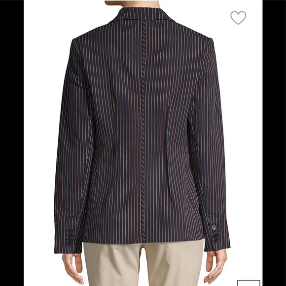Derek Lam 10 Crosby Power Pin Stripe Blazer - Picture 6 of 12